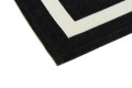 Dywan Geometryczny Czarny Carpet Decor Hampton Black Art Deco Collection
