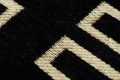 Dywan Geometryczny Czarny Carpet Decor Royal Black Art Deco Collection