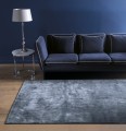 Dywan Nowoczesny Carpet Decor Linen Dark Blue Handmade Collection