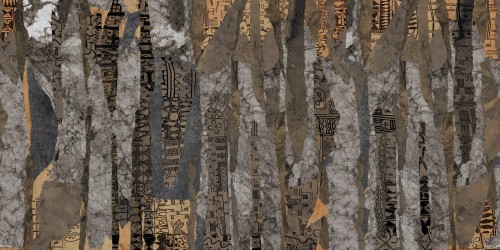 Tapeta Inkiostro Bianco INKIITT2102 Mbuti ART-AI