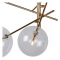 ! PROMO ! Nowoczesna lampa Alara 6 kul na złotych prętach 46412/06/10 Lucide
