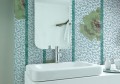 Fototapeta pod prysznic w listki i kwiaty WET_MM1502 Miss Marple Wall and Deco