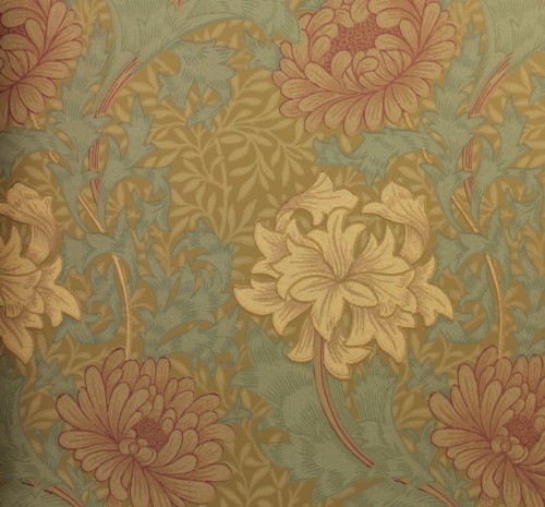 Tapeta Kwiaty i Liście Morris & Co. 216860 Chrysanthemum Compilation