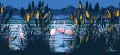 Tapeta Flamingi Inkiostro Bianco INKGCSI2001 Lagoon Inediti Cruise Collection Arcade