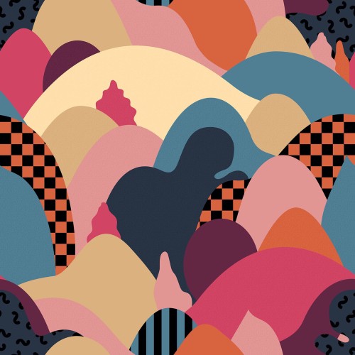 Tapeta Abstrakcyjna Inkiostro Bianco INKILSN2001 Lolita Inediti Cruise Collection Arcade