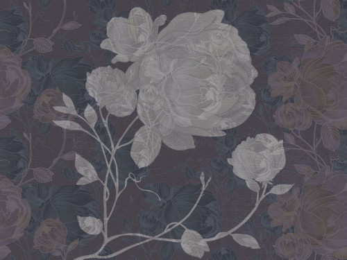 Tapeta Róże Inkiostro Bianco ELIZABETH INKYHAN2003 Sketchbook Collection