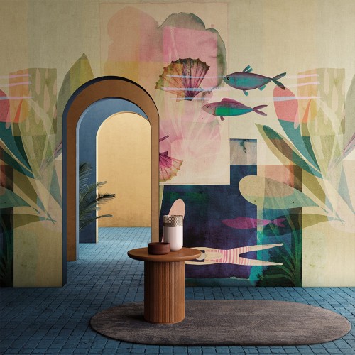 Tapeta Marynistyczna Inkiostro Bianco ESTATE INKHVVY2001 Sketchbook Collection