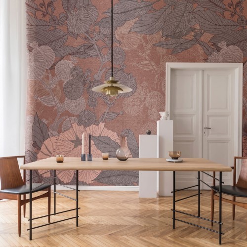 Tapeta Roślinna Inkiostro Bianco HYCCARA INKCJFQ2001 Sketchbook Collection