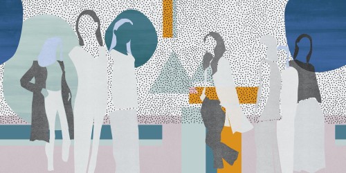 Tapeta Kobiety Inkiostro Bianco SIMPLESCAPE INKXEHX2002 Sketchbook Collection