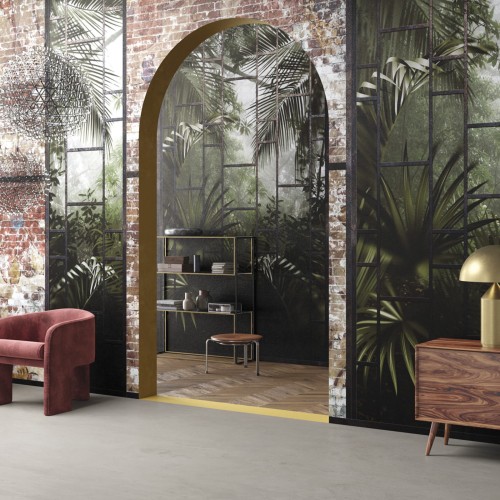 Tapeta Inkiostro Bianco BEHIND THE WALL INKNMOO2001 Inediti Cruise Collection