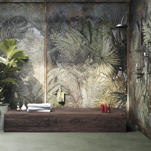 Tapeta Tropikalny Las Inkiostro Bianco OXIGEN INKOIRB2002 Inediti Cruise Collection