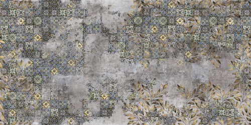 Tapeta Płytki Portugalskie Inkiostro Bianco PATRICIUS INKSOBR2002 Inediti Cruise Collection