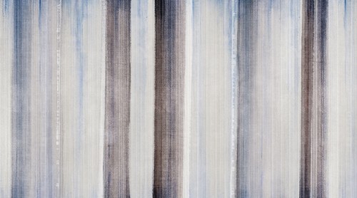 Tapeta w cieniowane prążki Tecnografica 55281 Miraggi Blue Rust