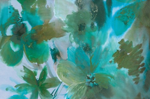 Tapeta ze wzorem kwiatów Tecnografica 56089 Jade Green