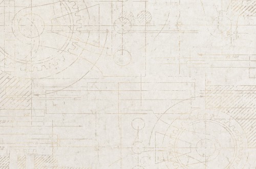 Tapeta Zębatki Tecnografica 56620 Meccano Ivory