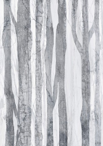 Tapeta z drzewami Tecnografica 57115 Forest White