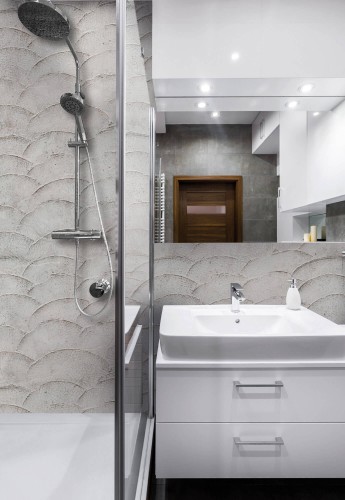 Tapeta jak beton Tecnografica 59135 Grey Sea