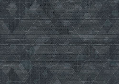 Tapeta Geometryczna 3D Tecnografica 60388 Sunday Black