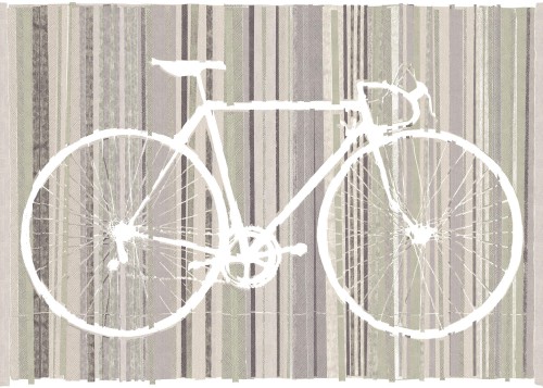Tapeta Rower Tecnografica 60721-2 Bicycle Trace Verde