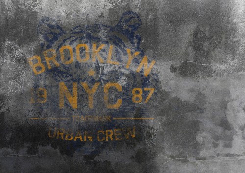 Tapeta ze wzorem tygrysa Tecnografica 62657-2 Eye Of The Tiger Black