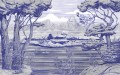 Tapeta Chiński Krajobraz Tecnografica 70849-1 Sho Blue