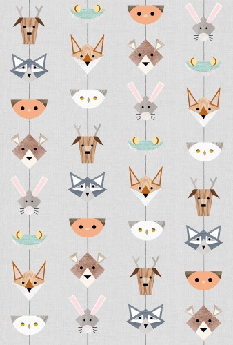 Tapeta Zwierzęta Tecnografica 76178-3 Totem Grey