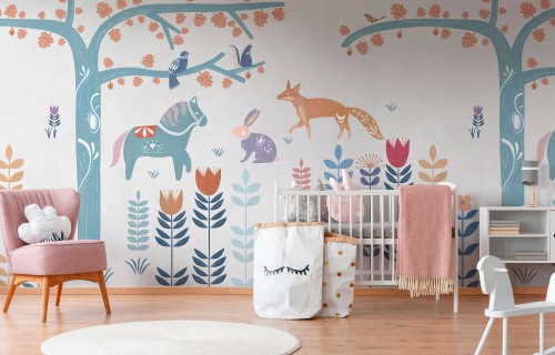 Tapeta dla dzieci Tecnografica 76406-1 Fabel Vit