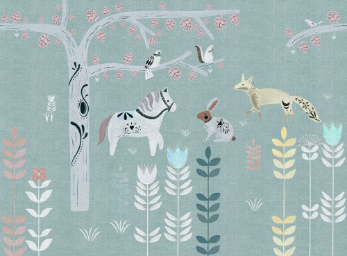 Tapeta dla dzieci Tecnografica 76406-3 Fabel Gron