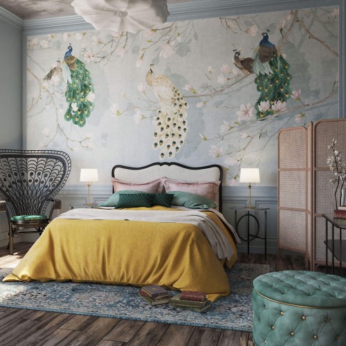 Tapeta Pawie Tecnografica 77198-1 Sensai Sky