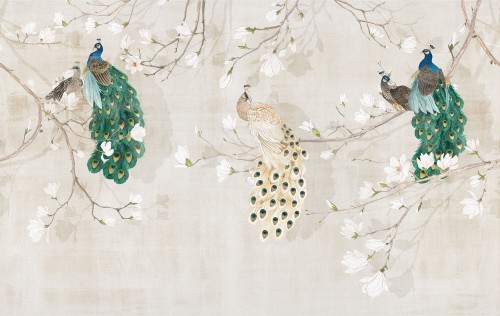 Tapeta Pawie Tecnografica 77198-3 Sensai Sand