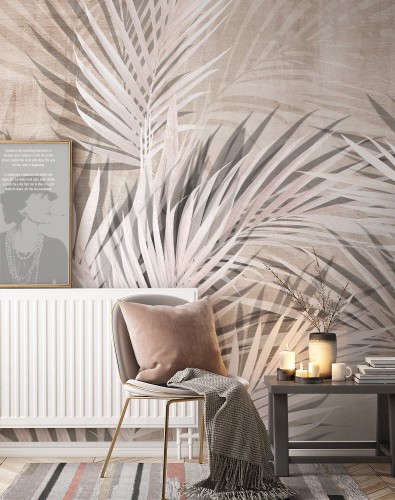 Tapeta Palmy Tecnografica 77771-4 Kenthie Beige