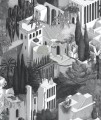 Tapeta Rebel Walls R17514 Toledo Graphite Oddity