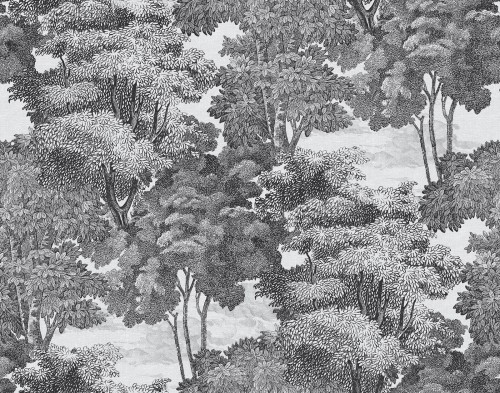 Tapeta w drzewa Rebel Walls R17531 Saint Sebastian Graphite Oddity