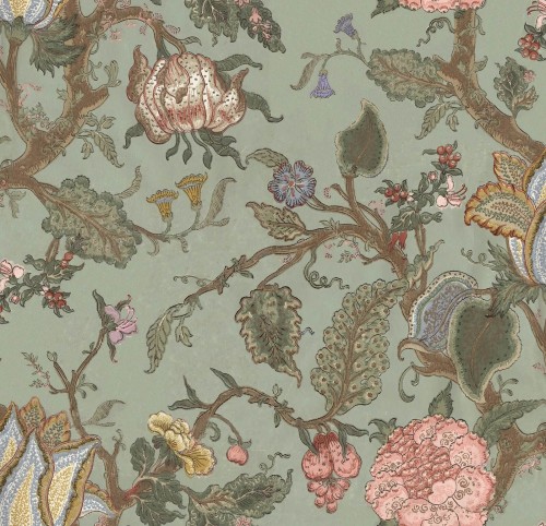 Tapeta z roślinnym pnączem Rebel Walls R17561 Carnaby Fern Oddity