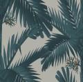 Tapeta w palmy Rebel Walls R17571 Palm Spring Teal Oddity