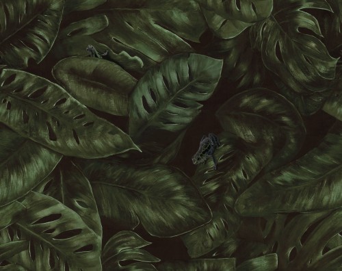 Tapeta w tropikalne liście Rebel Walls R17581 Cameroon Fern Oddity