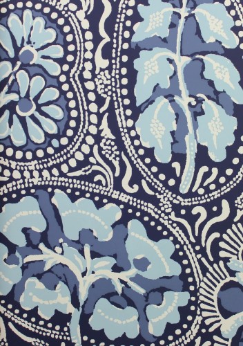 Tapeta z ornamentowym wzorem Paisley Thibaut T88714 Cochin Trade Routes
