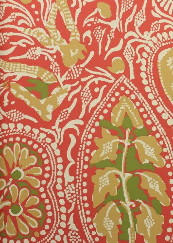Tapeta z ornamentowym wzorem Paisley Thibaut T88717 Cochin Trade Routes