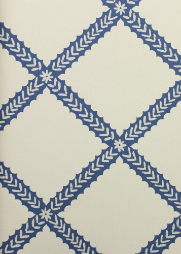 Tapeta w treliaż Thibaut T88748 Majuli Trellis Trade Routes