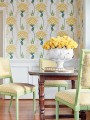 Tapeta w kwiaty Thibaut T10645 Tiverton Ceylon