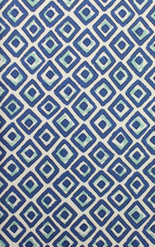 Tapeta ze wzorem rombów Thibaut T10658 Indian Diamond Ceylon