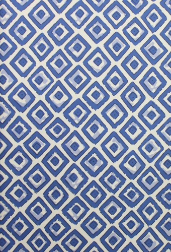 Tapeta ze wzorem rombów Thibaut T10660 Indian Diamond Ceylon