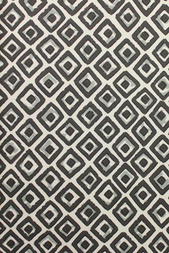 Tapeta ze wzorem rombów Thibaut T10661 Indian Diamond Ceylon