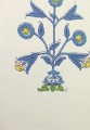 Tapeta kwiaty Thibaut T10664 Indian Flower Ceylon