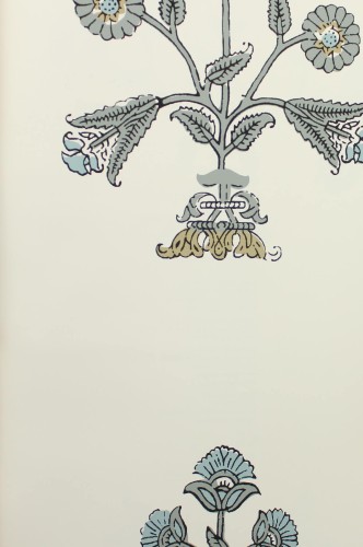 Tapeta kwiaty Thibaut T10668 Indian Flower Ceylon
