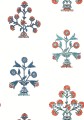 Tapeta kwiaty Thibaut T10669 Indian Flower Ceylon
