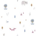 Tapeta do pokoju dziecka ICH Wallpaper 3350-2 Kuma Oh La La