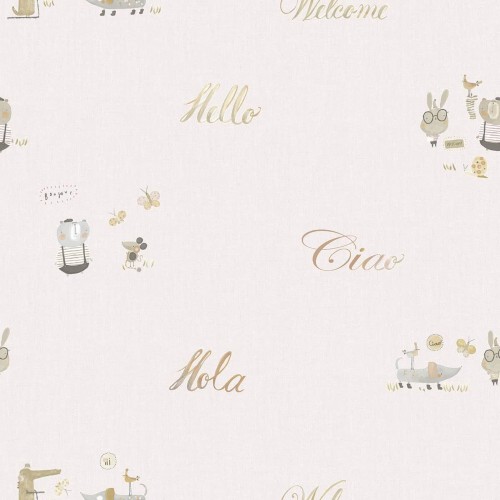 Tapeta dziecięca ICH Wallpaper 3353-3 Animal Beep Oh La La