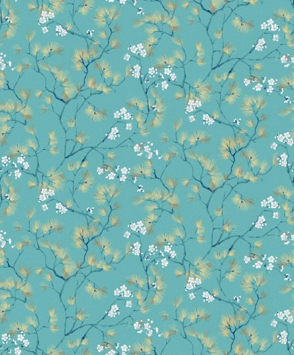 Tapeta kwitnące drzewo wiśni Khroma KIM102 Haru Kimono