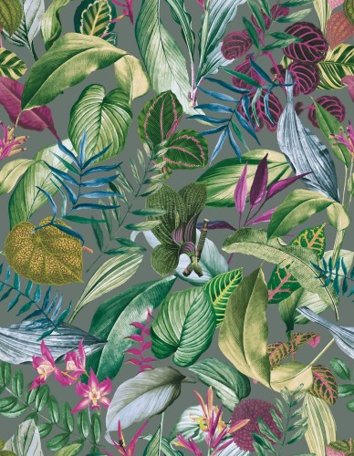 Tapeta z tropikalnymi roślinami Hohenberger 26739 Kiribati Tropical